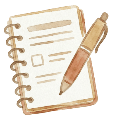 Notebook illustration